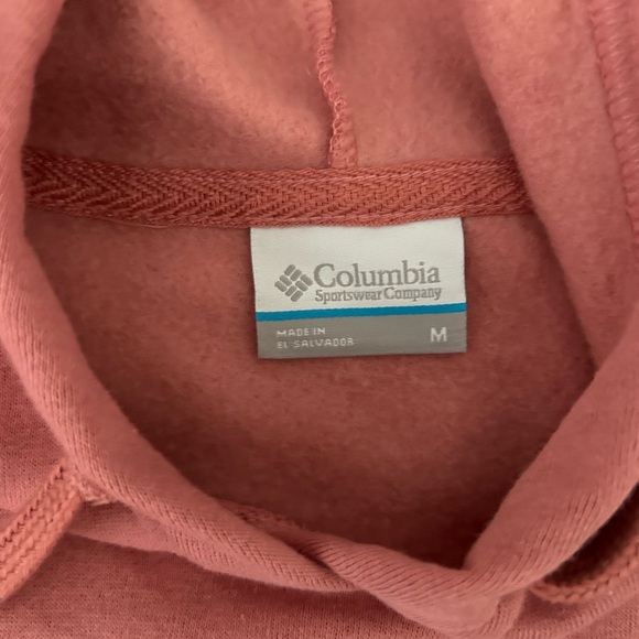 Columbia light mauve NWOT hoodie sweatshirt size medium - Picture 5 of 7